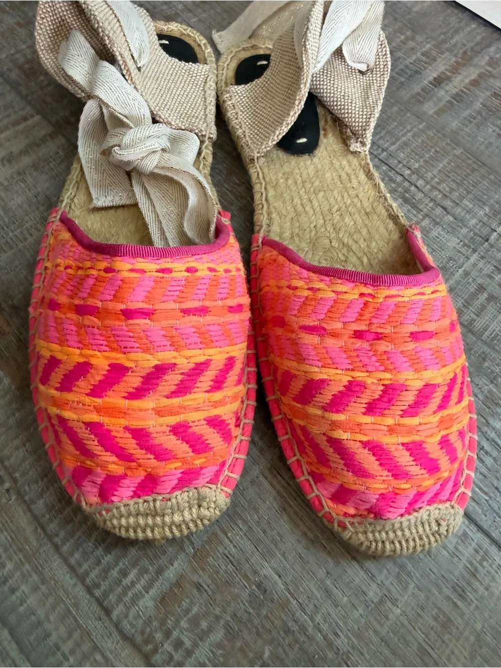Soludos Malhoa Kent espadrilles ankle tie Anthropologie sz10